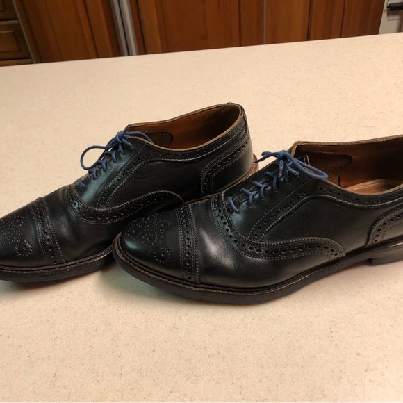 👁️SOLD 👁️Allen Edmonds Strandmok Cap Toe Oxford with Dainite Rubber Sole - Picture 5 of 7